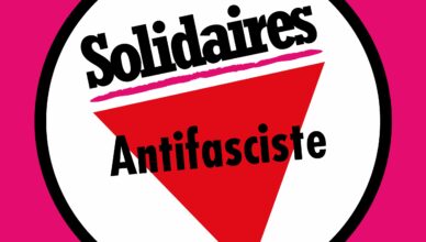 Drapeau solidaires antifasciste